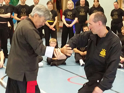 Master Yau and Guardian Alec Clark at the Summer Course