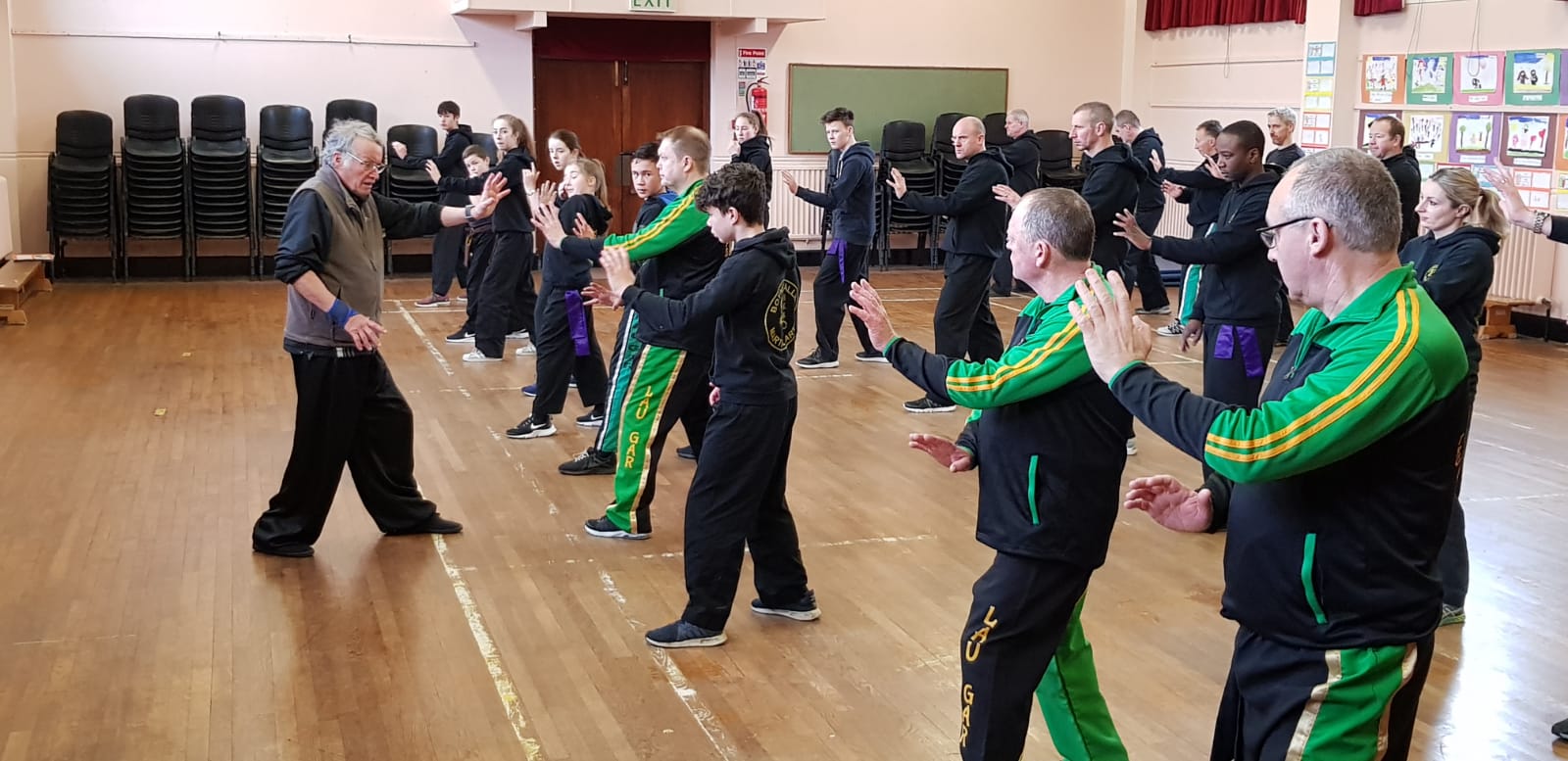 Students at the recent Master John Russell Training Weekend