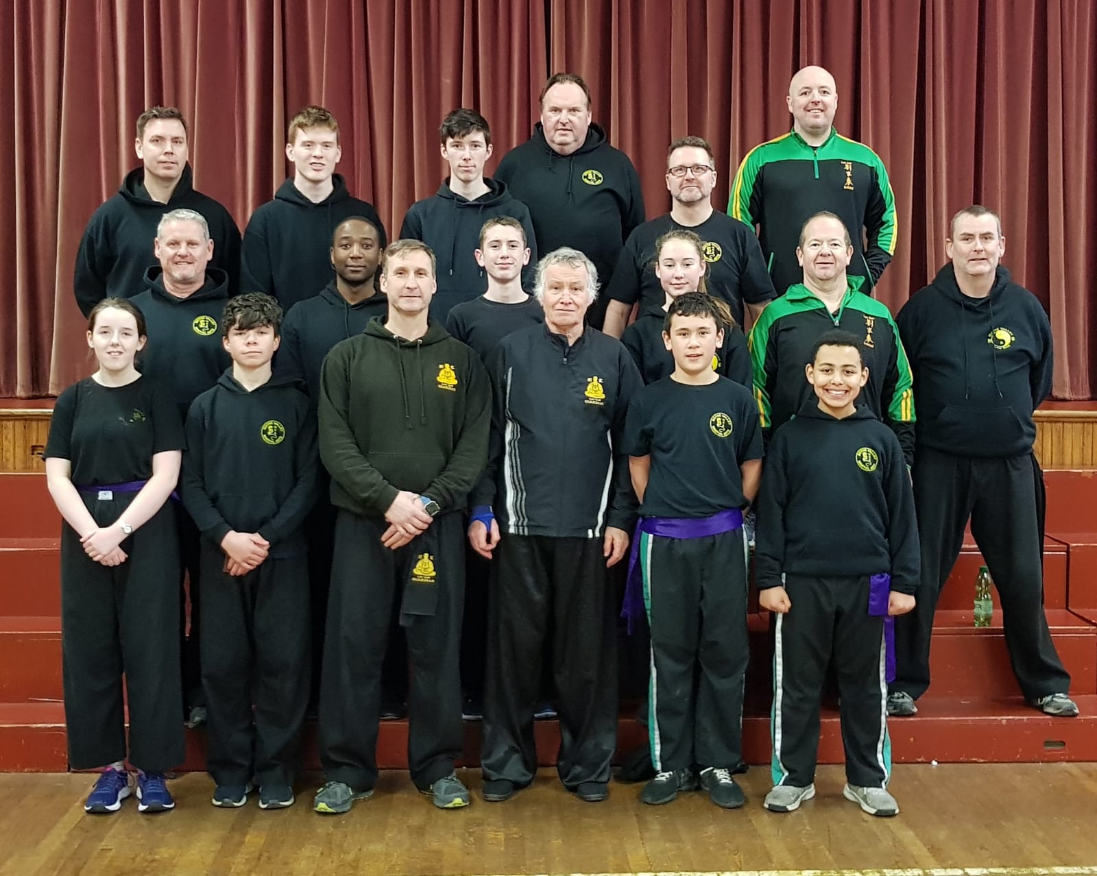 Group photo at day one of the recent Master John Russell Training Weekend
